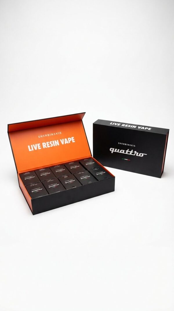 Sherbinskis Quattro Live Resin Vapes